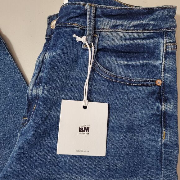 I&M Jeans U.S.A. Juniors 13 Mom Jeans Medium Wash NWT - Picture 8 of 15